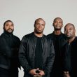 Goude, A'salfo, Tino et Manadja, le Magic System au complet lors d'une séance photo Crédit image: ©Warner Music